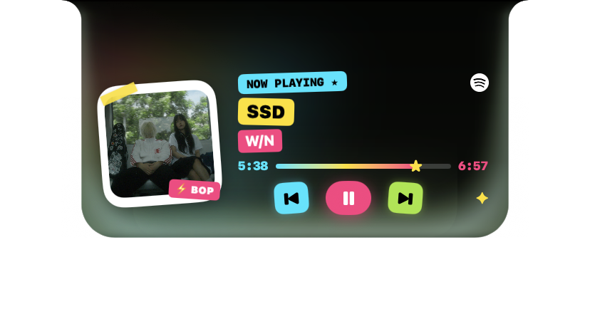 Playful Stickers Notch Player
